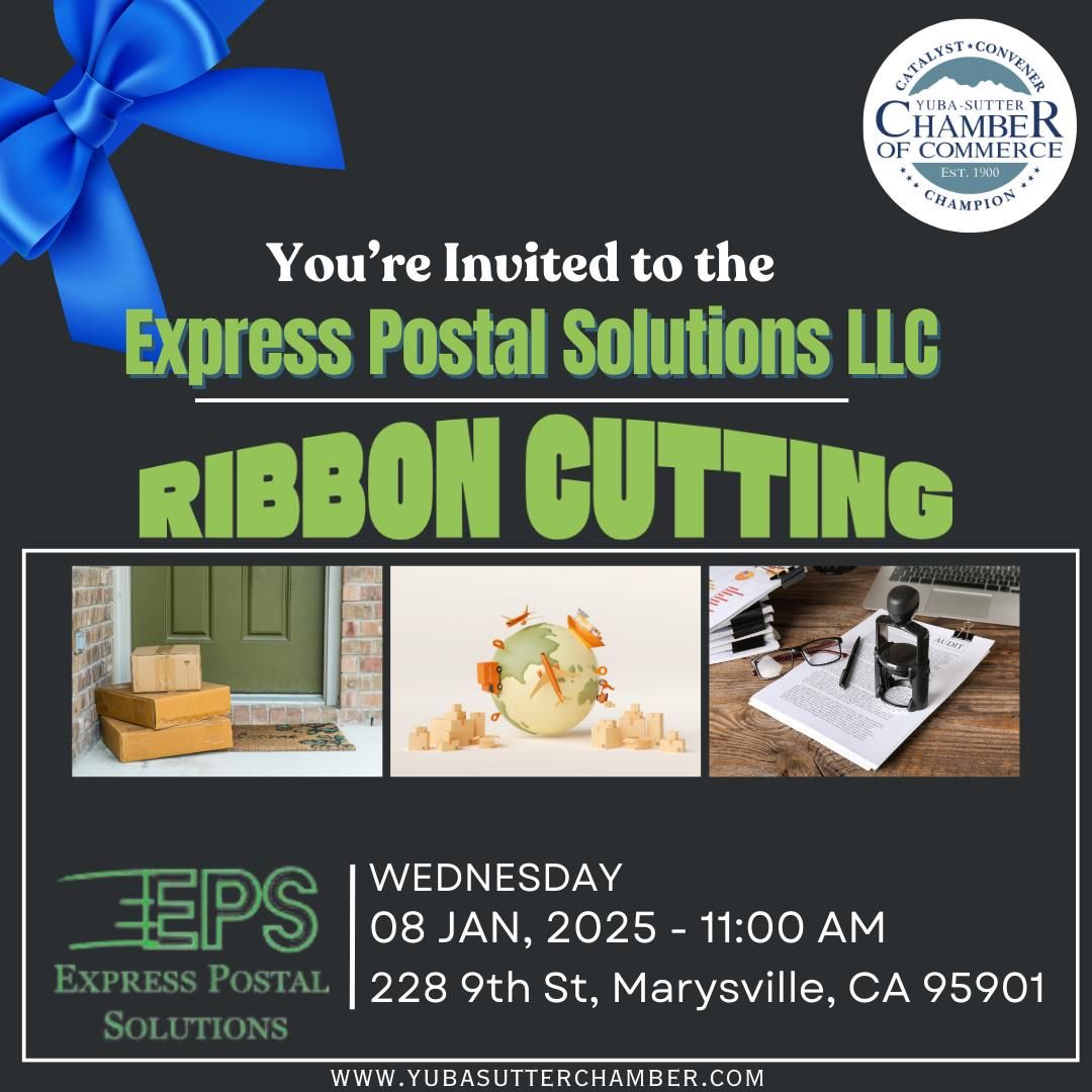 Ribbon Cutting for Express Postal Solutions LLC