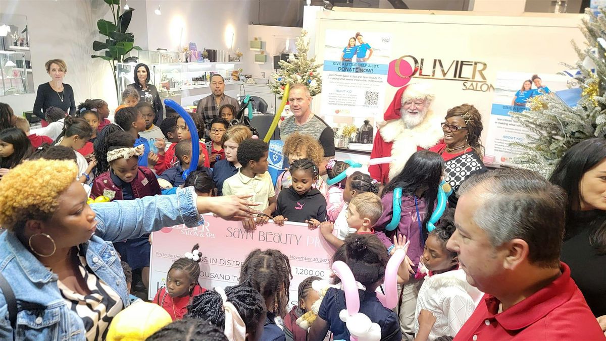 Kids in Distress Holiday Party at Olivier Salon