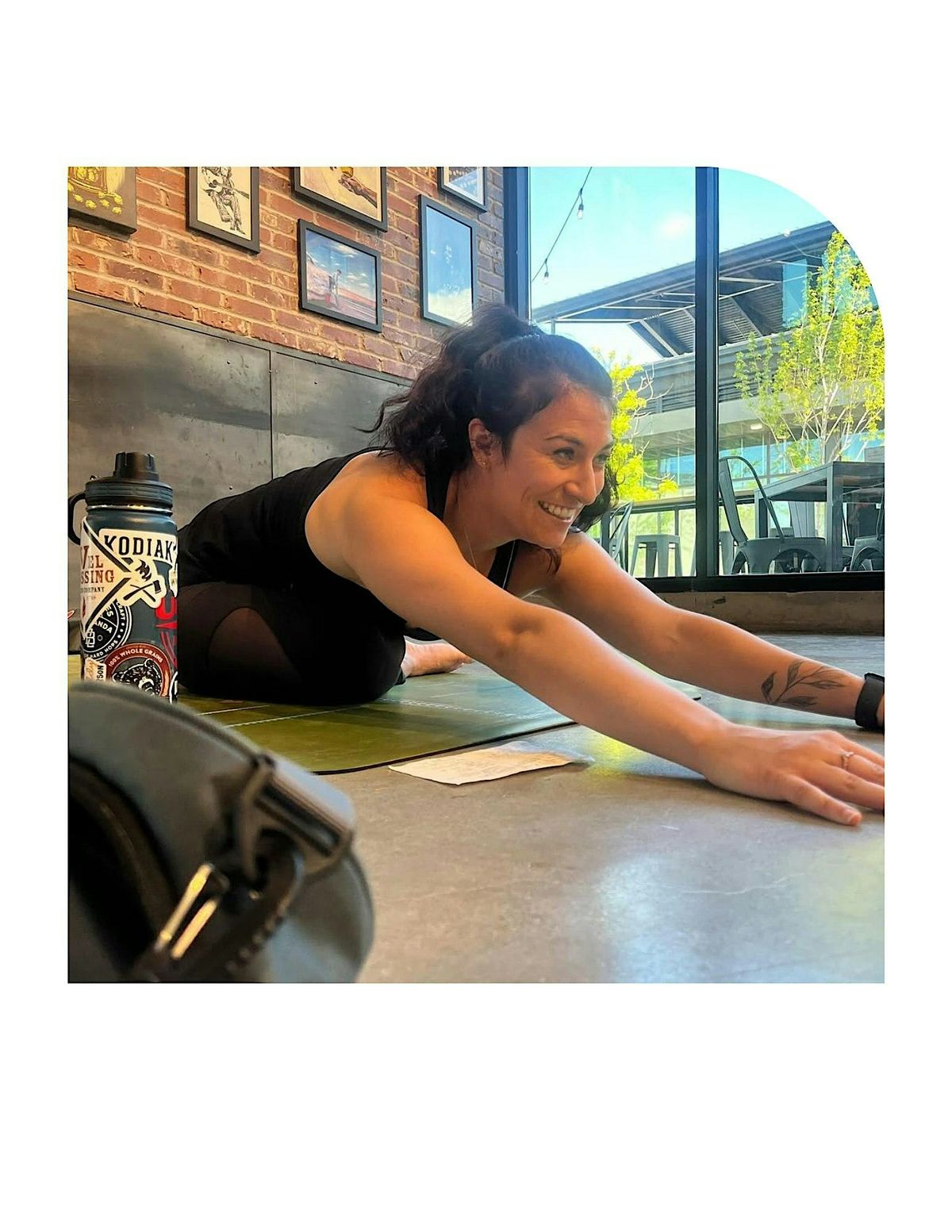 "Hold my beer" Free Yoga at 2 Row Brewing