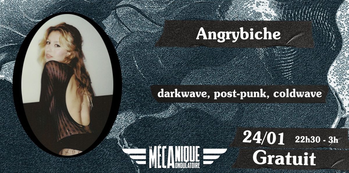 ANGRYBICHE \u2727 DJ SET \u2727 24\/01 \u2727 La M\u00e9canique Ondulatoire