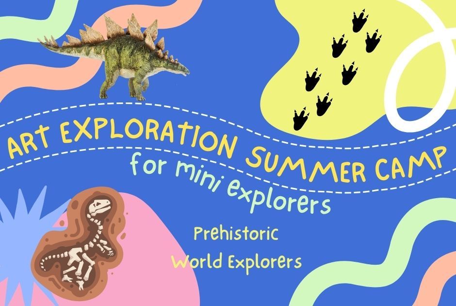 Mini Prehistoric World Explorers Half-Day Summer Camp- Age 4-6 Session 3