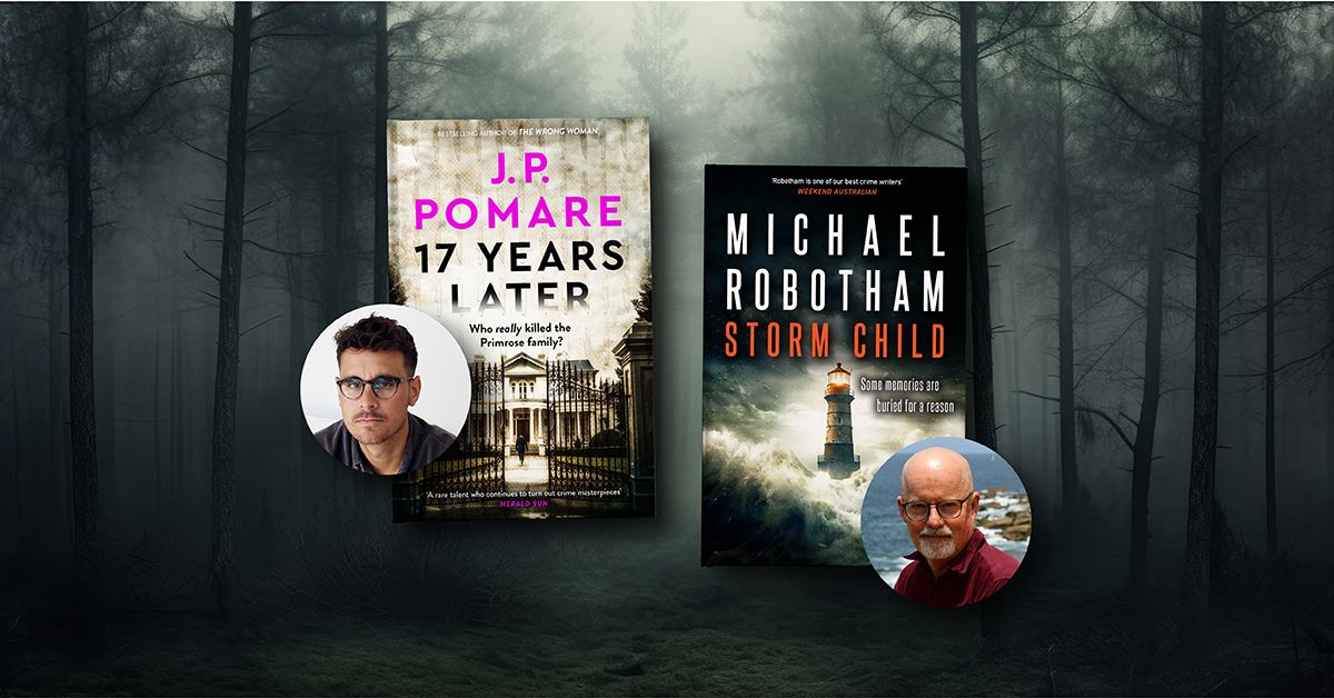 Crime Double Act: J.P. Pomare and Michael Robotham