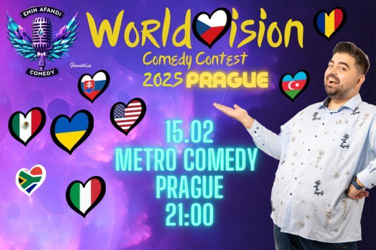 \ud83c\udfa4 WorldVision Comedy Contest 2025 - Prague \ud83c\udf0d