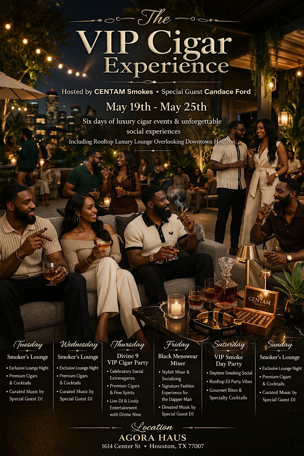 The VIP Cigar Experience...Presented by Agora Haus