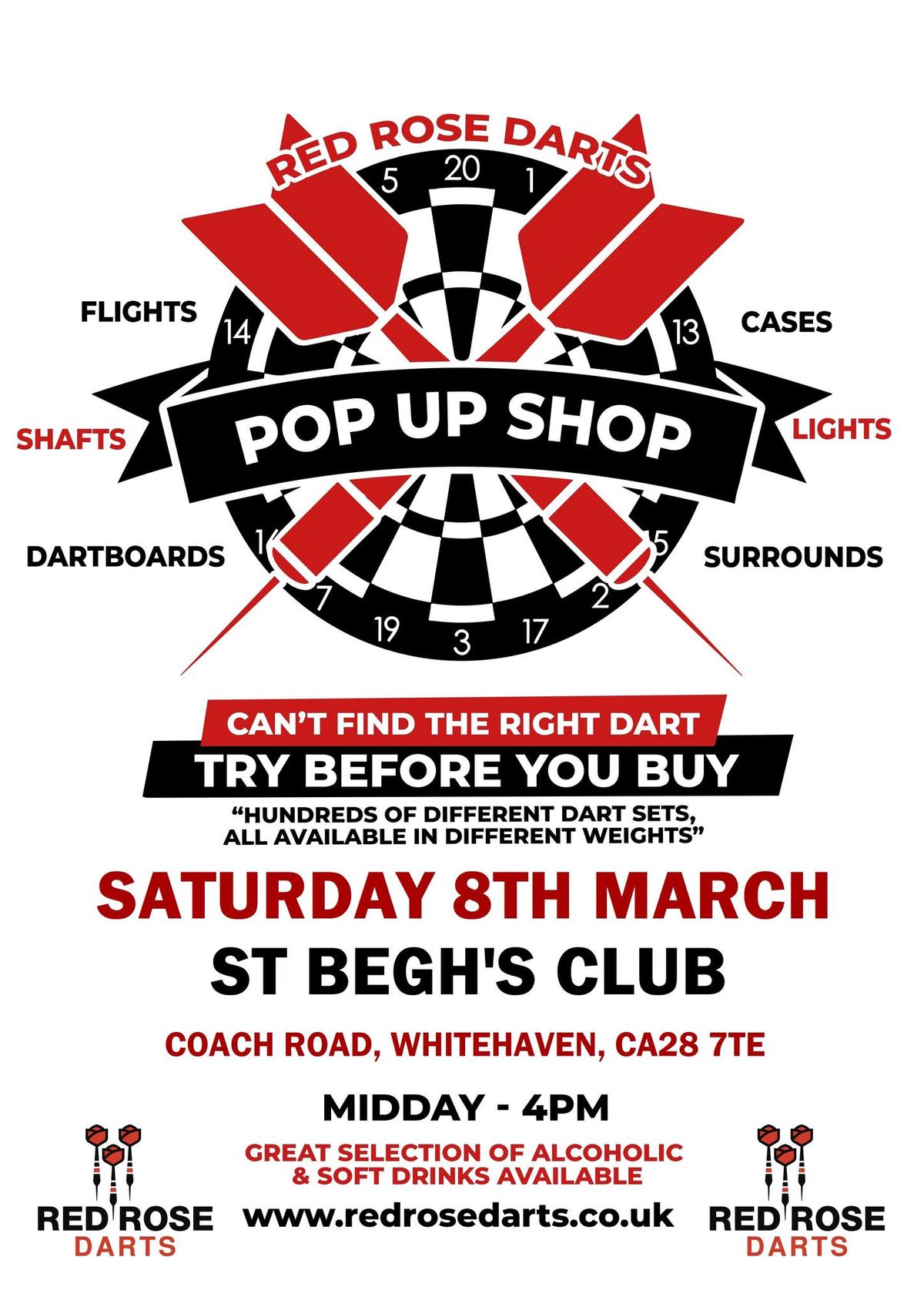 Darts Pop-up Shop (Whitehaven)