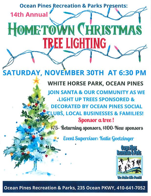 Ocean Pines 14th Annual Hometown Christmas Tree Lighting