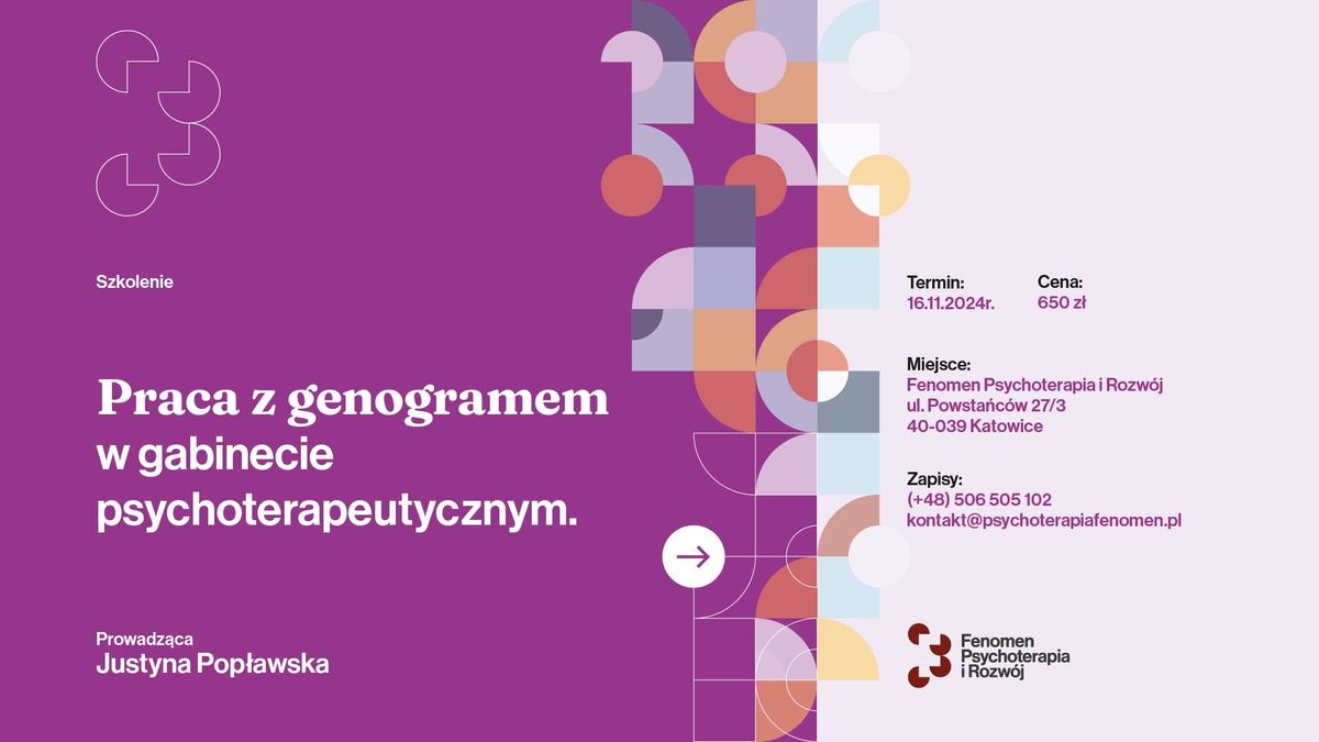 Praca z genogramem w gabinecie psychoterapeutycznym