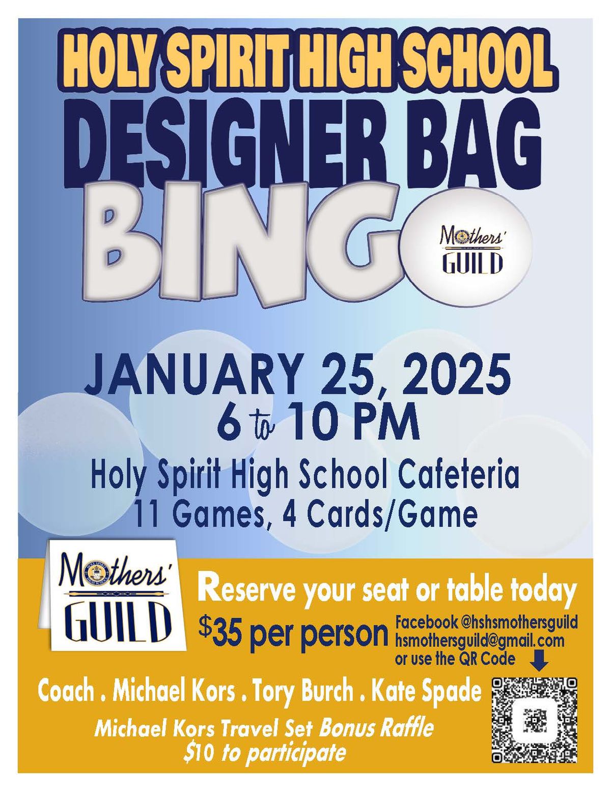 Designer Bag Bingo!