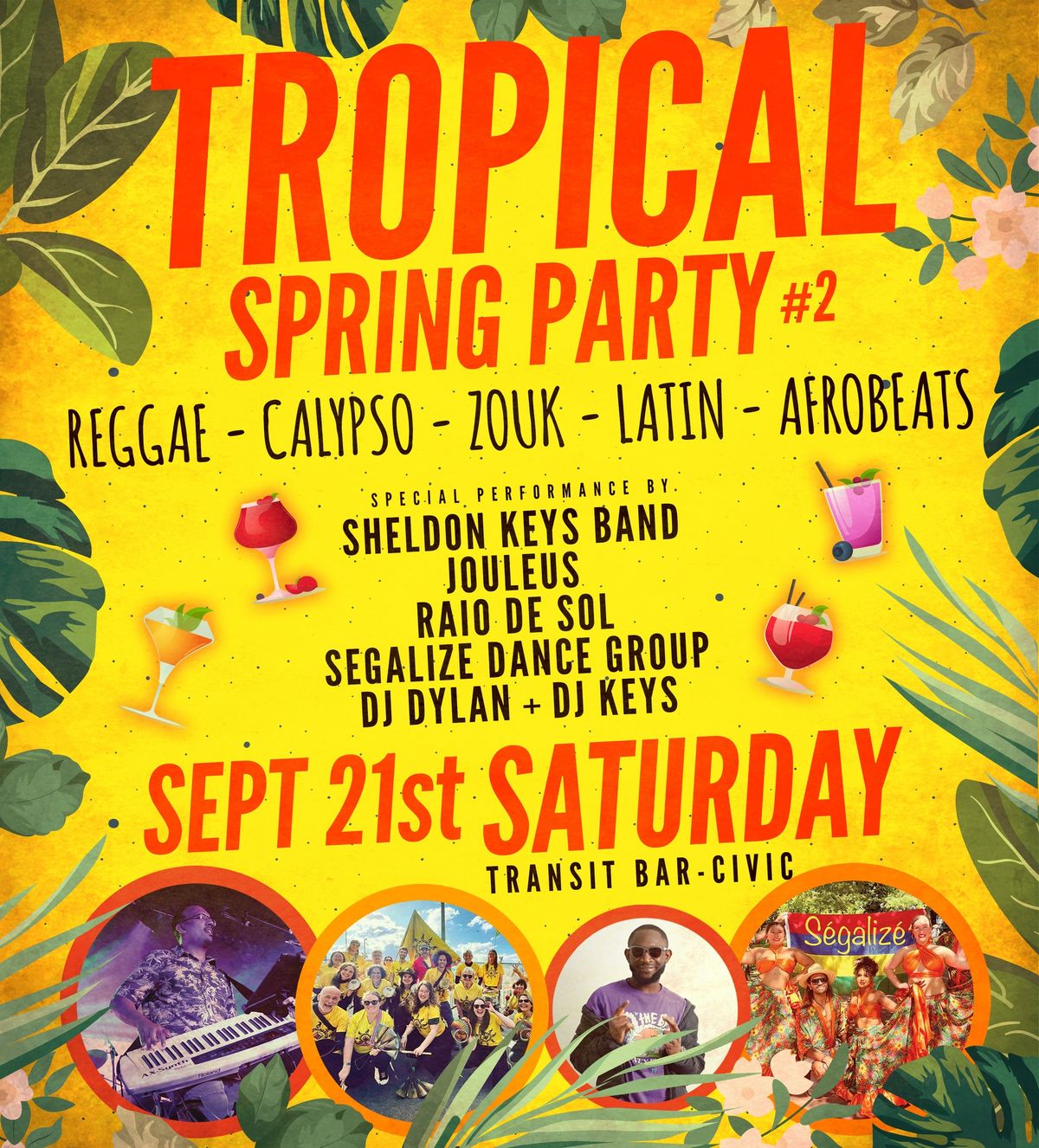 Tropical Spring Party #2 [REGGAE - CALYPSO - ZOUK - LATIN - AFROBEATS]