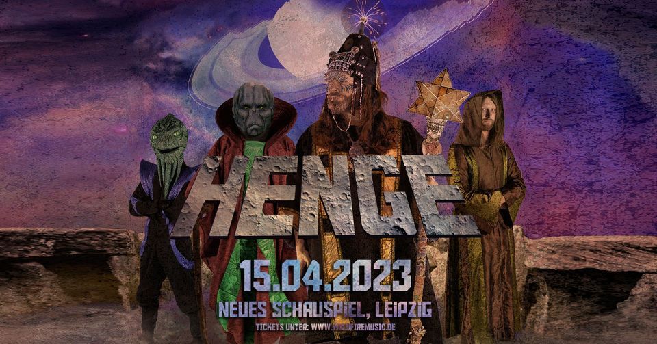 HENGE + Support "Anton & The Dots" | Leipzig, Neues Schauspiel