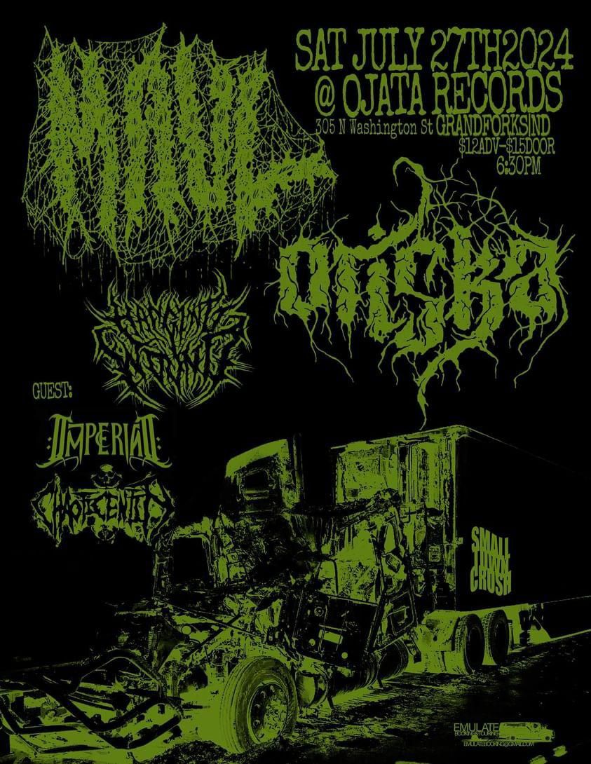 Ojata Records Presents: Maul \/ Oriska \/ Hanging Wound - FM w\/ Imperial + Chaotic Entity - GF