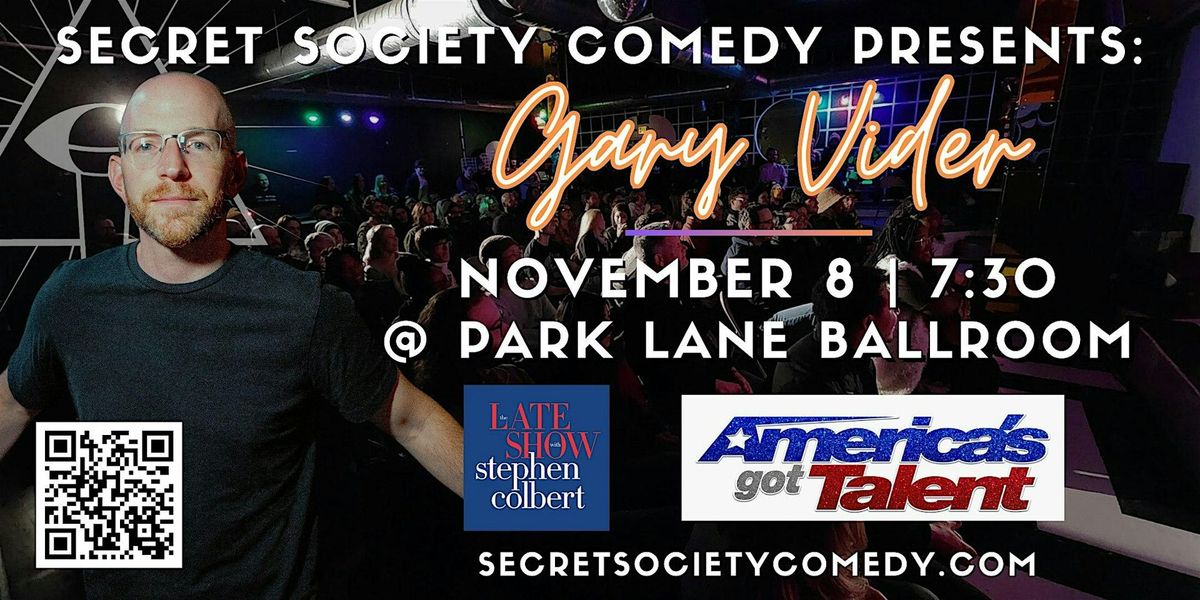 Gary Vider | Secret Society Comedy In University Circle