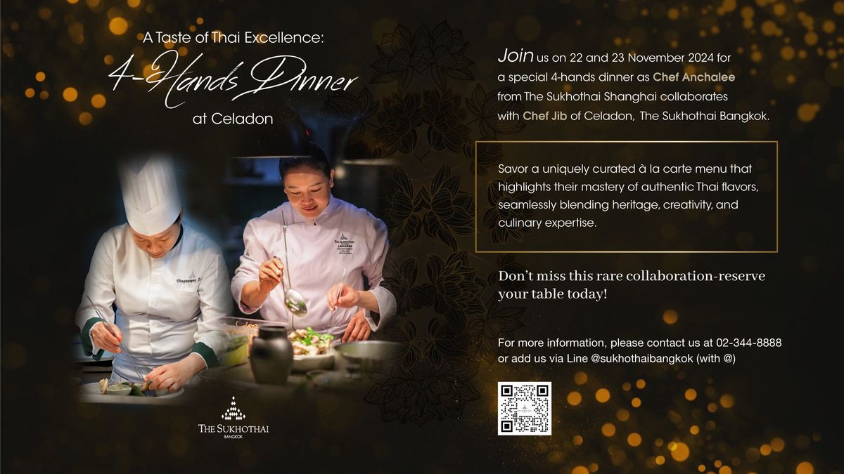 Exclusive Four-Hands Dinner at Celadon