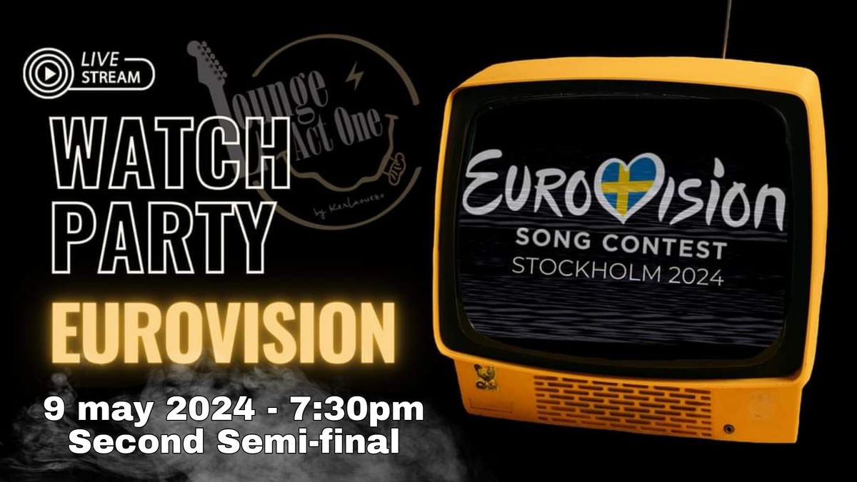 EUROVISION SONG CONTEST | SECOND SEMI FINAL