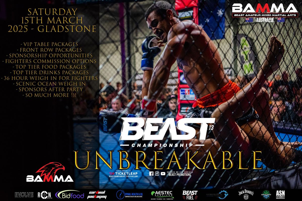 BEAST Championship 13 - Unbreakable