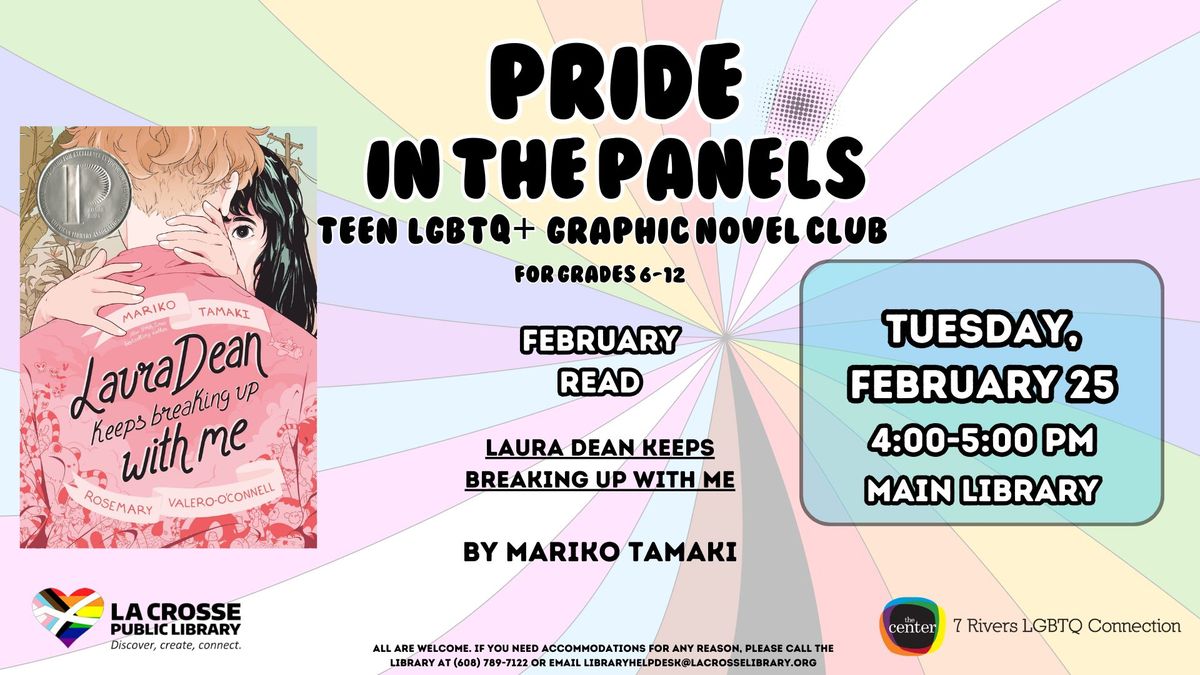 Pride in the Panels: Teen LGBTQ + Graphic Novel Club