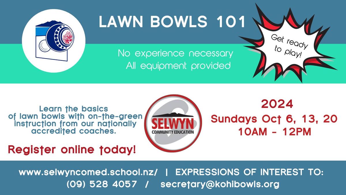 Lawn Bowls 101