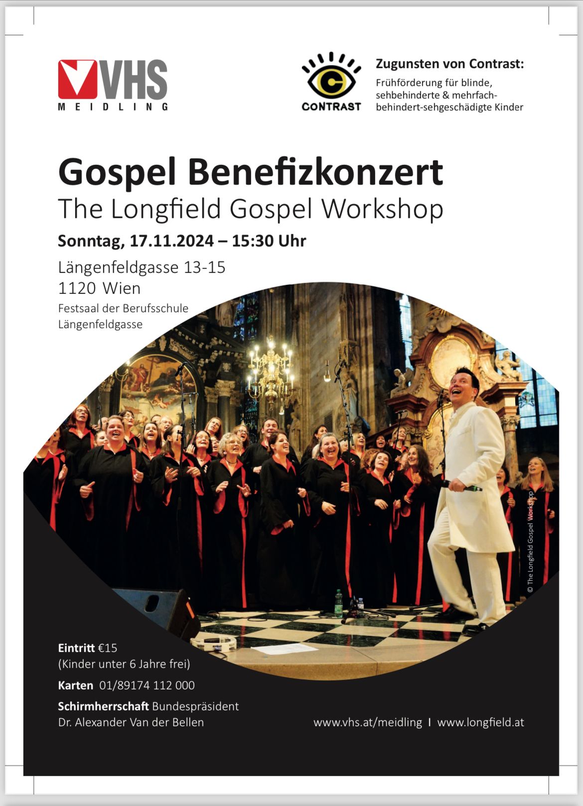 Longfield Gospel Workshop - Benefizkonzert "Contrast"