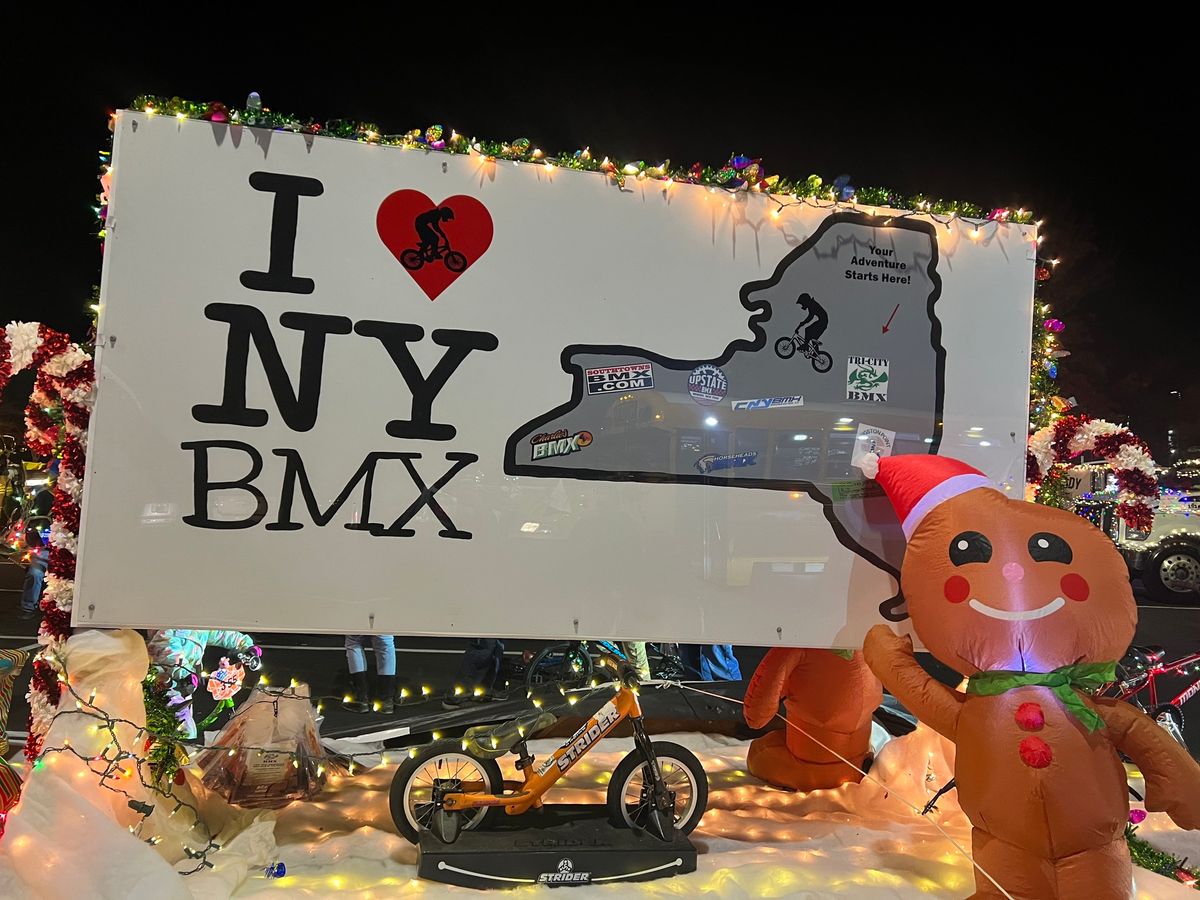 Schenectady Holiday Parade with Tri-City BMX 