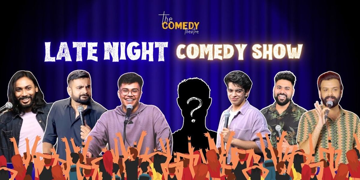 Late night stand up comedy show