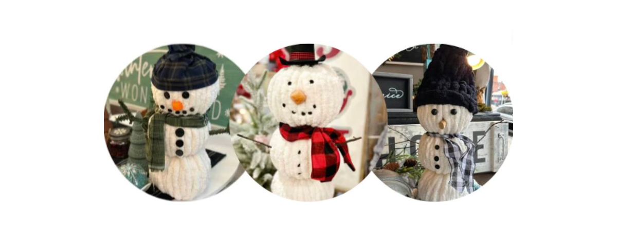 SPECIALTY - CHUNKY KNIT SNOWMAN WORKSHOP