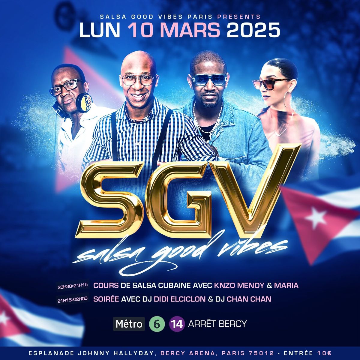 LUNDI 10 MARS 2025 I 100% SALSA CUBAINE I \ud83c\udfa7 DJ Didi ElCiclon \ud83c\udfa7 DJ Chan Chan & Knzo Mendy 