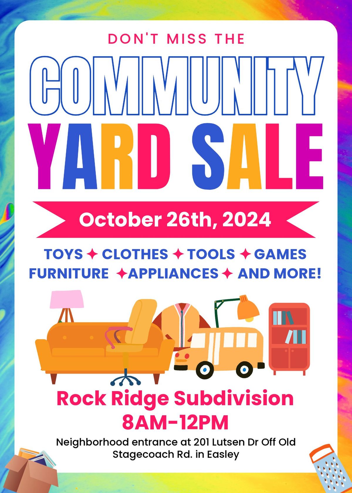 Rock Ridge Community Yard Sale!