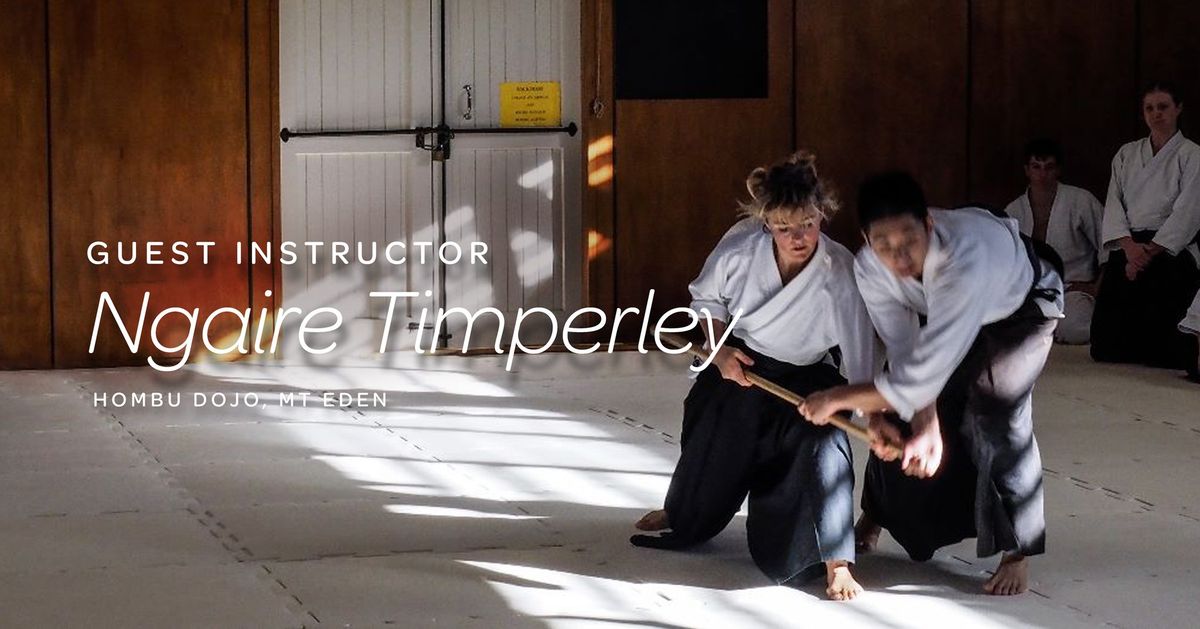 Ngaire Timperley Sensei's Tuesday class