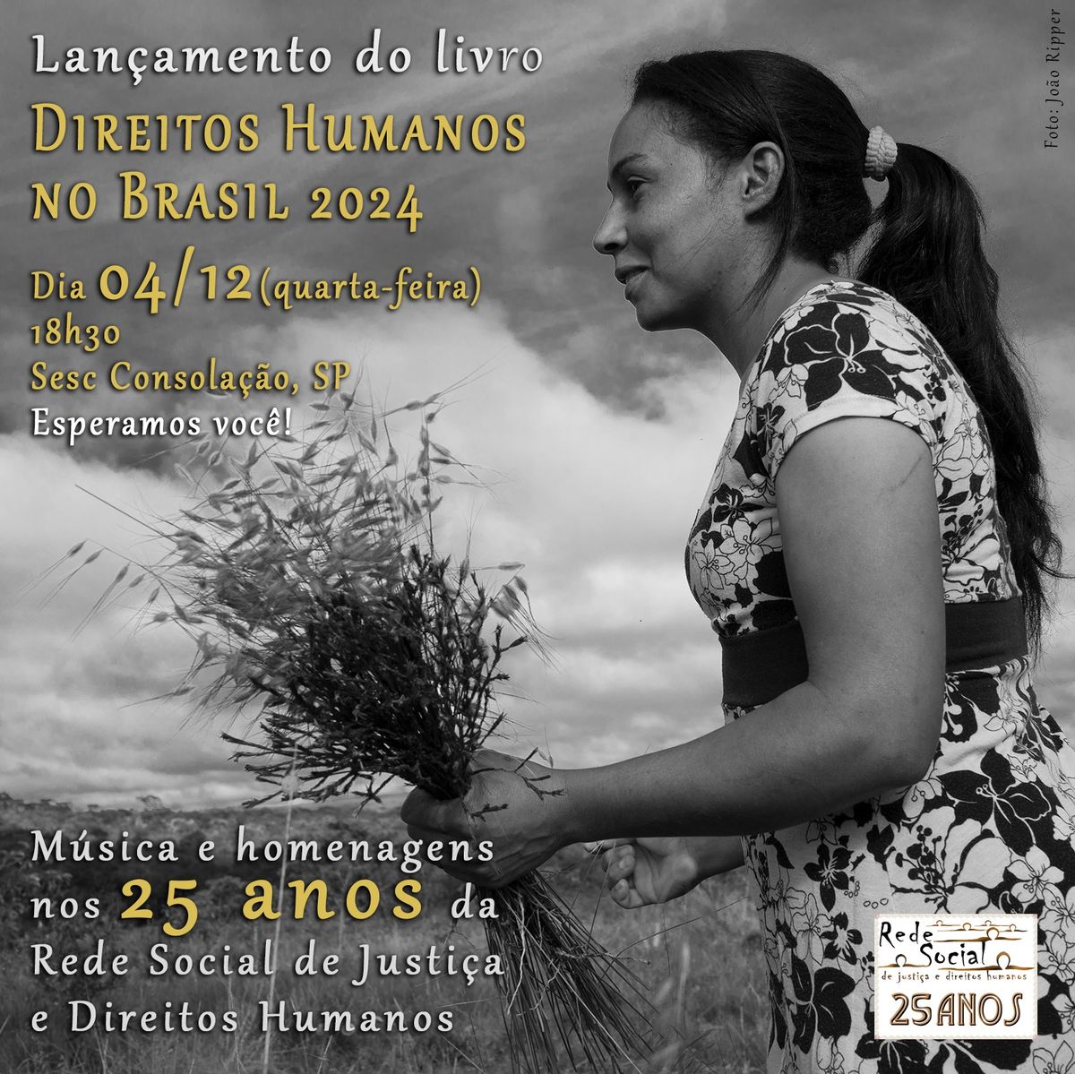 Lan\u00e7amento do livro Direitos Humanos no Brasil 2024