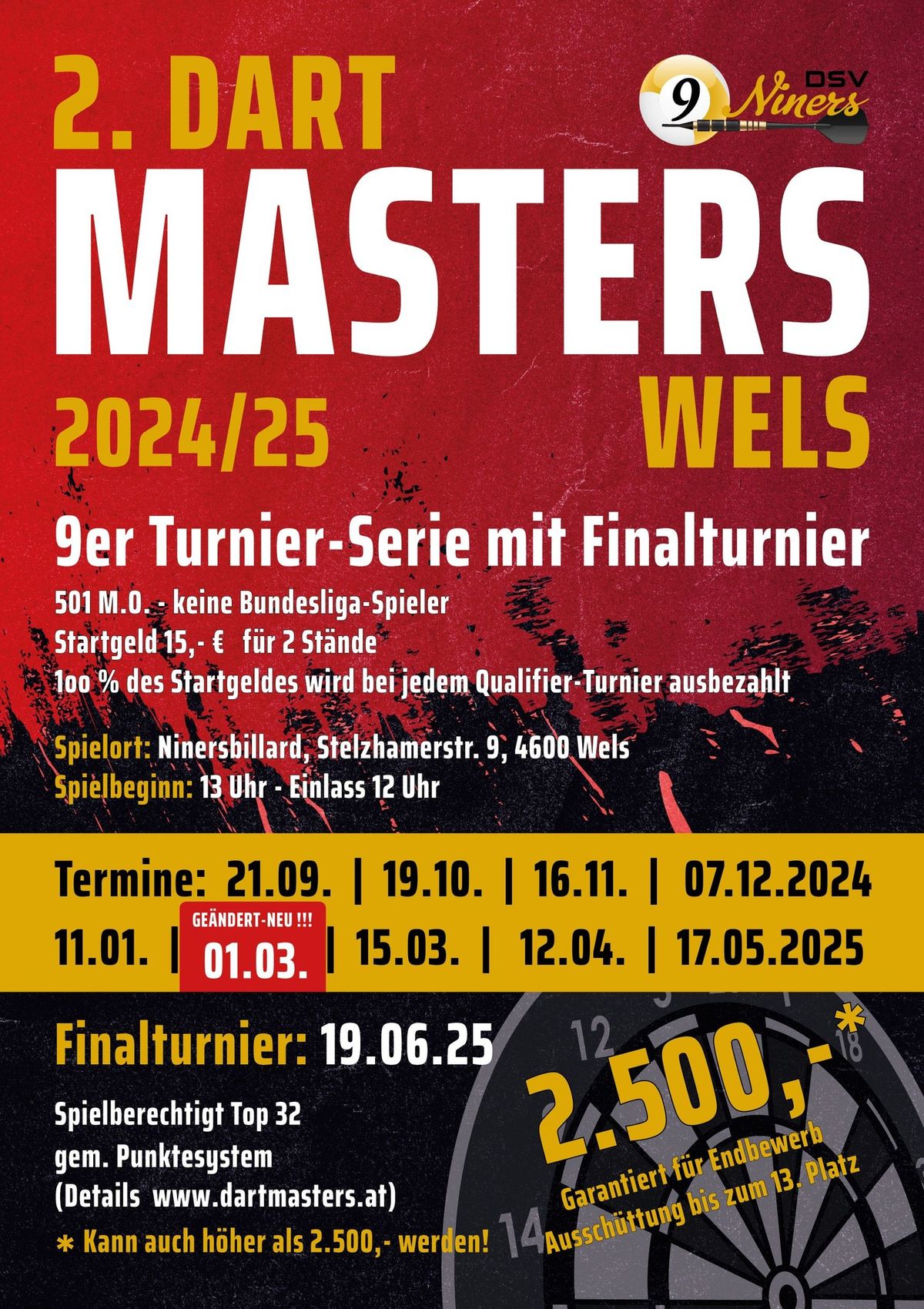  \ud83c\udfaf 2. Dart Masters 24\/25 6.Qualifier \ud83c\udfaf