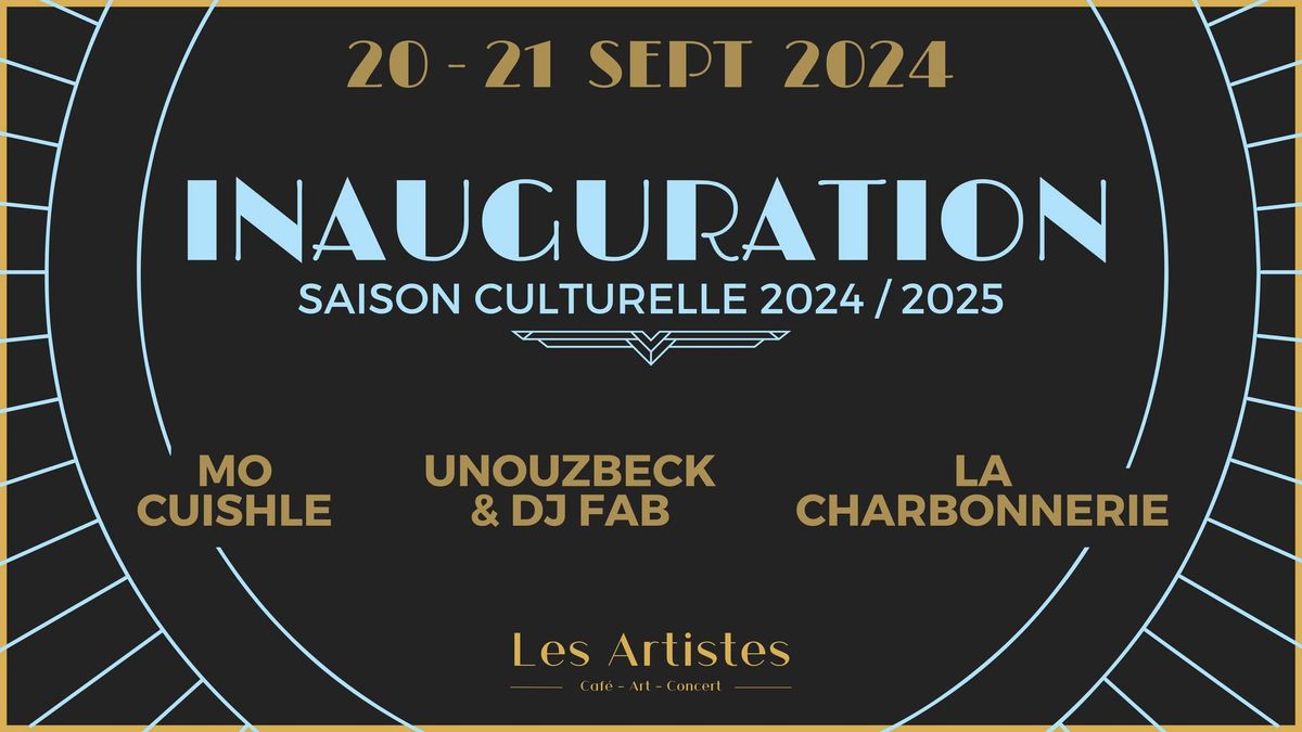 INAUGURATION \/ Caf\u00e9 Les Artistes \/  Saison culturelle 2024-2025