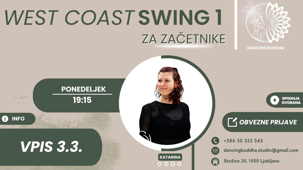 WEST COAST SWING-ZA\u010cETNI TE\u010cAJ