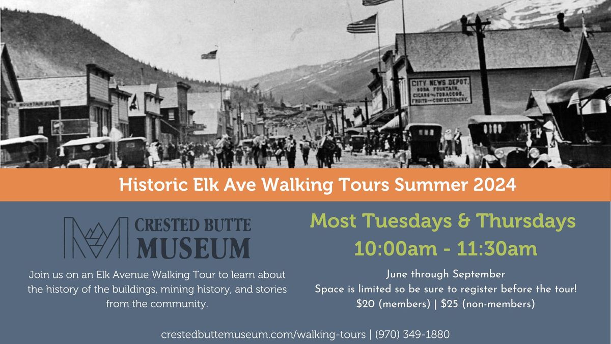 Historic Elk Ave Walking Tours