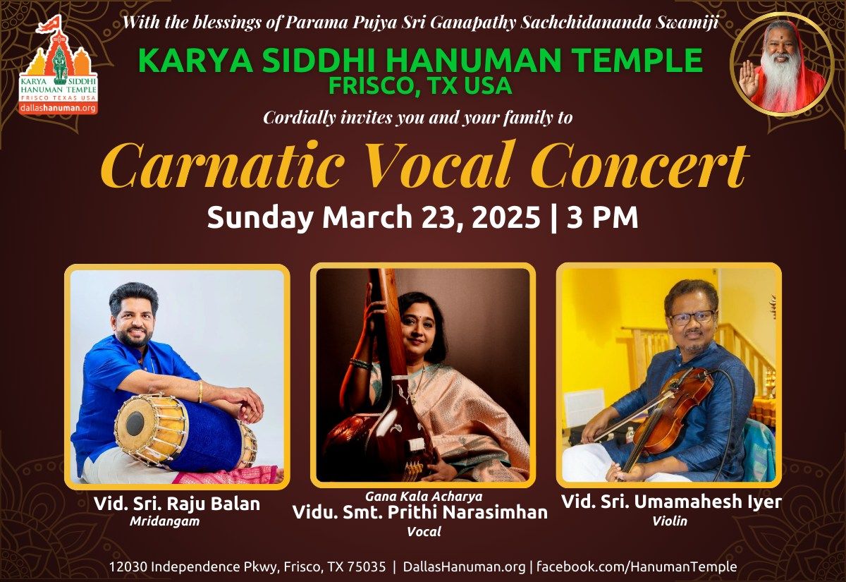 Carnatic Vocal Concert