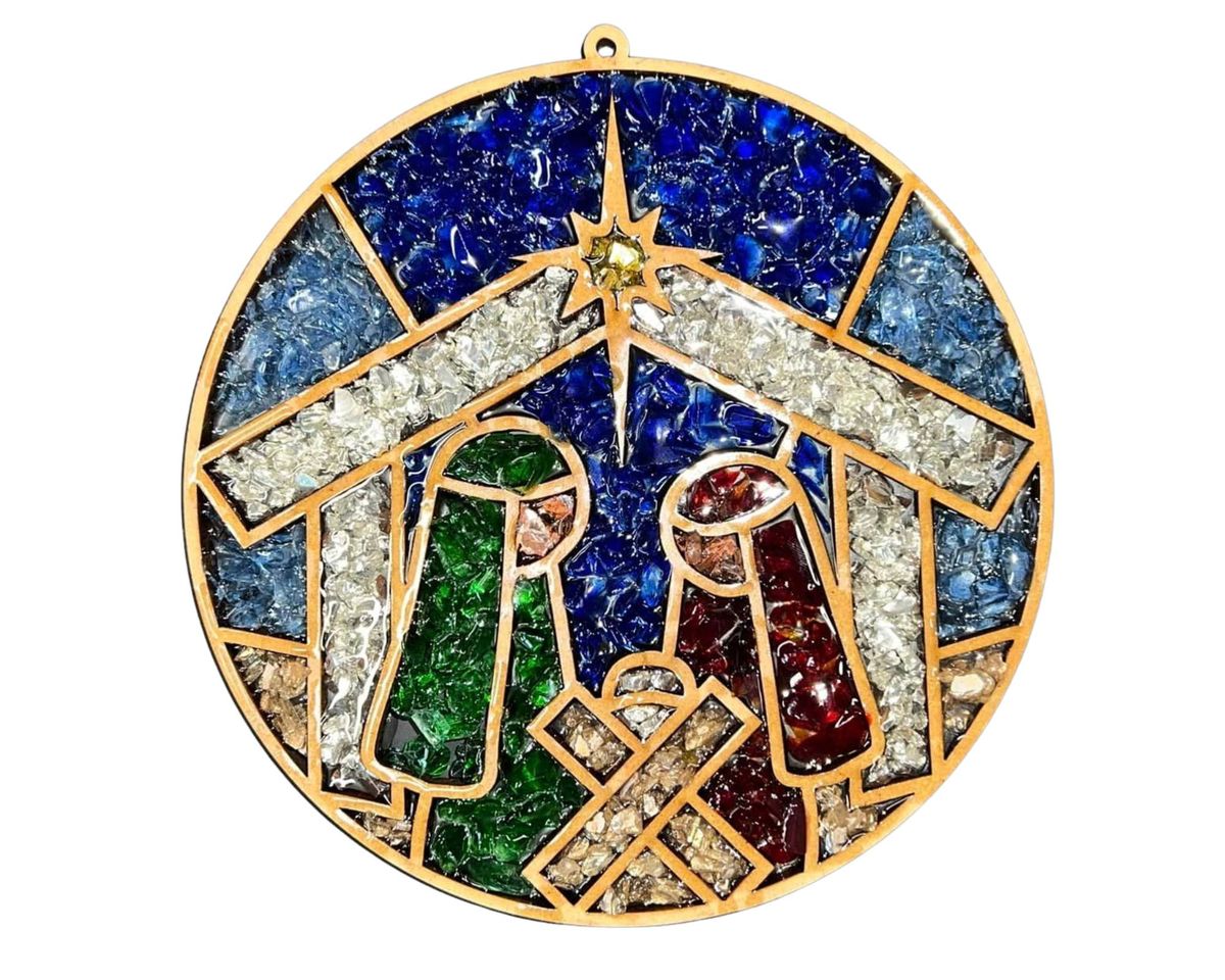 SOLD OUT: Crushed Stained Glass: Nativity 