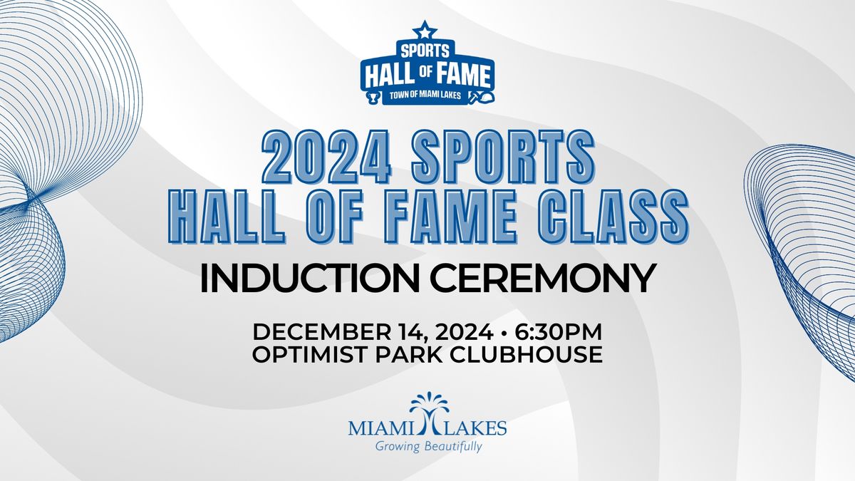 2024 Sports Hall of Fame Induction Ceremony