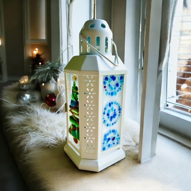 ONLY 1 PLACE LEFT - Fused Glass Christmas Lantern Workshop