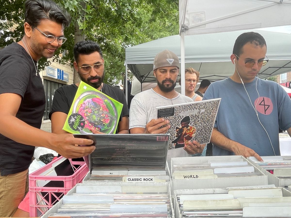 The Jersey City Record Riot PLUS! 50 tables of LPs. Vintage clothing, local art, much more!