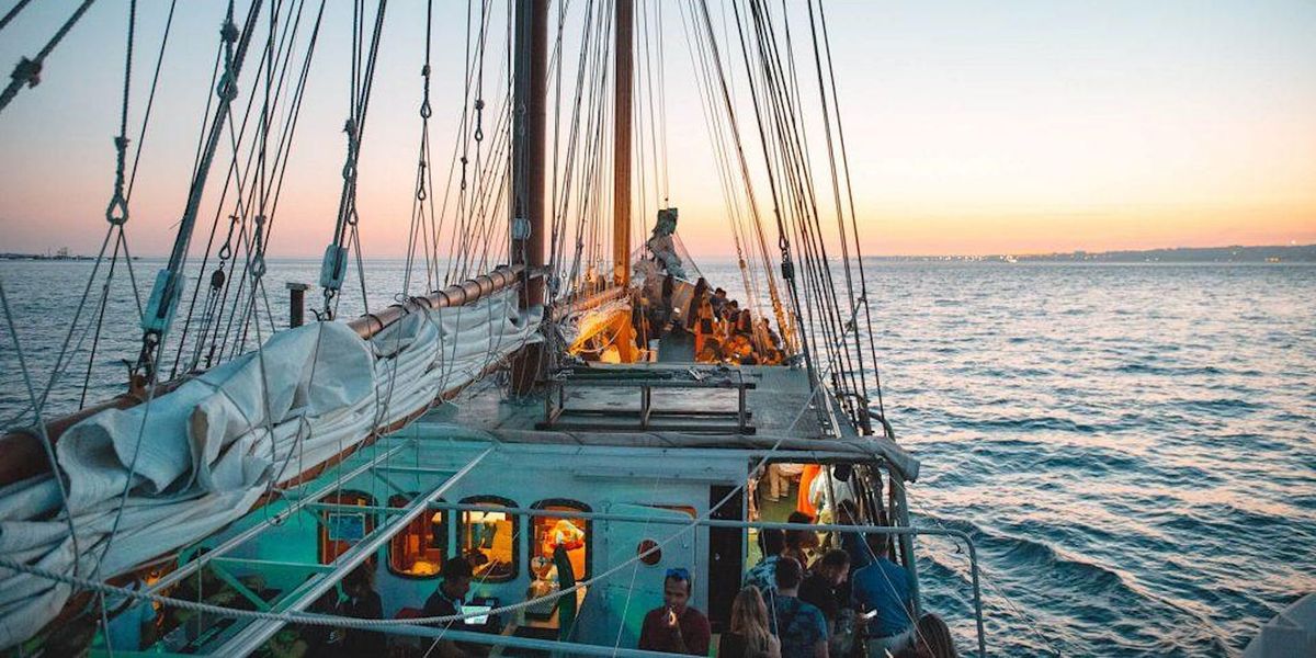 Lisbon Boat Party - Sunset