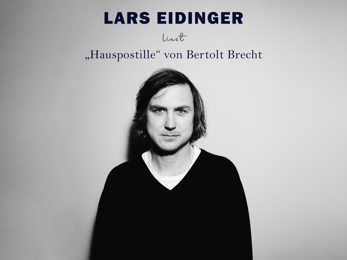 Lars Eidinger liest "Hauspostille" von Bertolt Brecht I Frankfurt