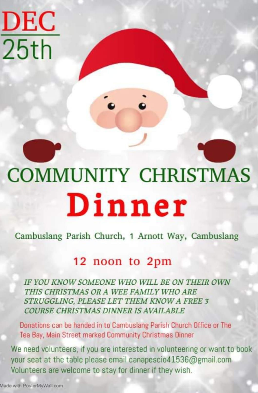 Community Christmas Dinner 