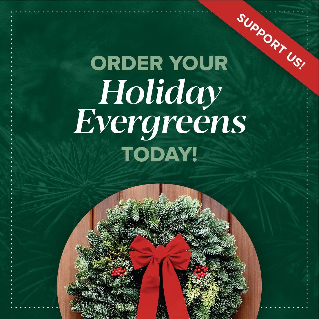 Last Day\u2026 2024 Q.C.S Holiday Wreath Sales