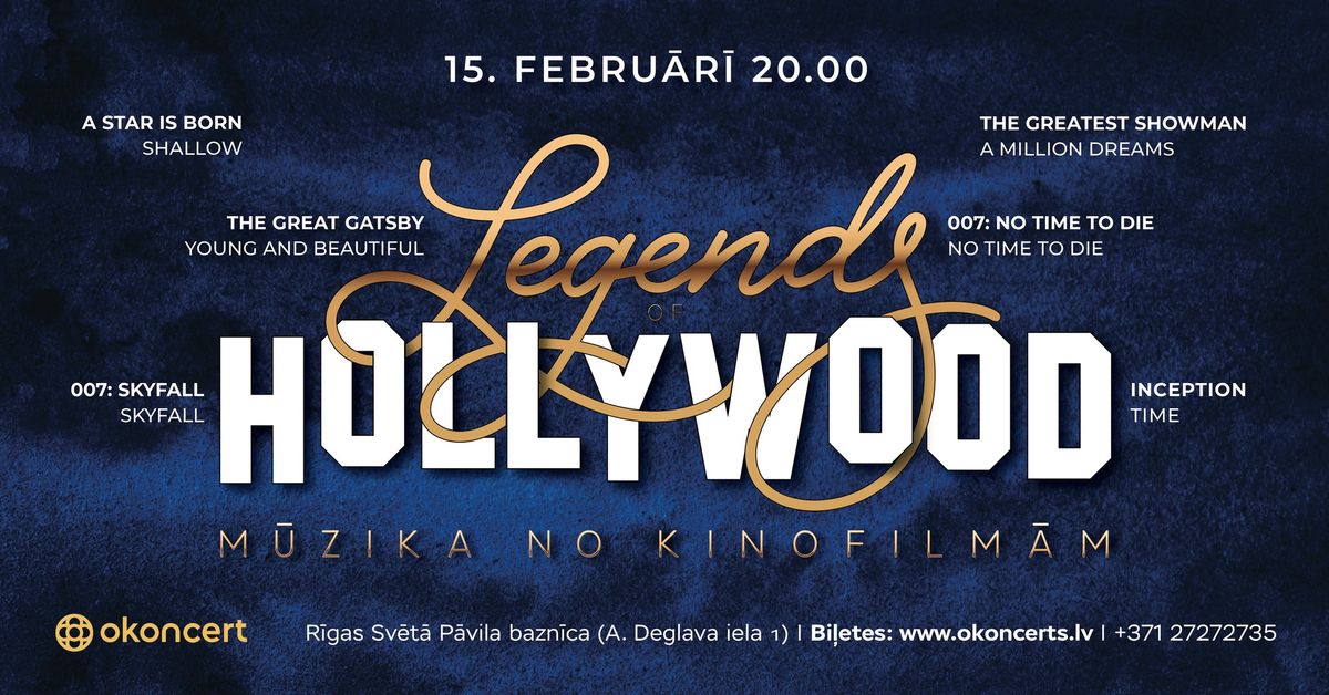 Legends of Hollywood - m\u016bzika no kinofilm\u0101m