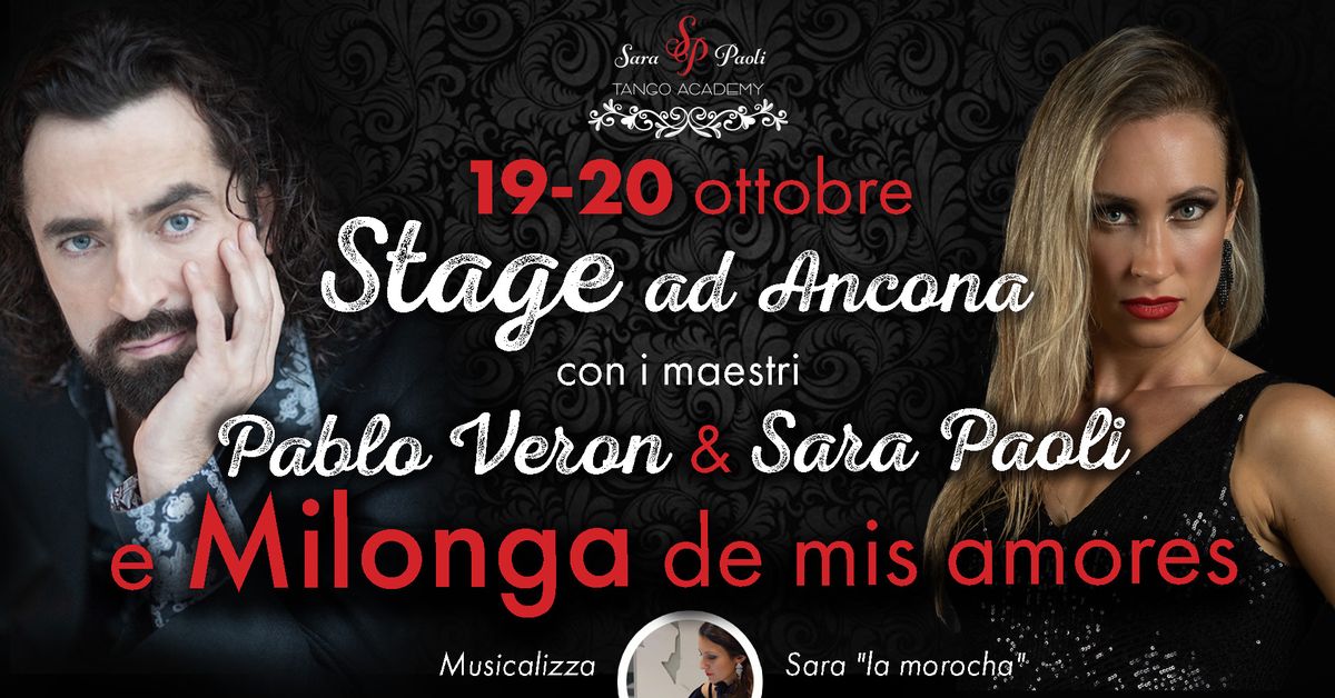 Stage con i maestri Pablo Veron e Sara Paoli + Milonga de mis amores