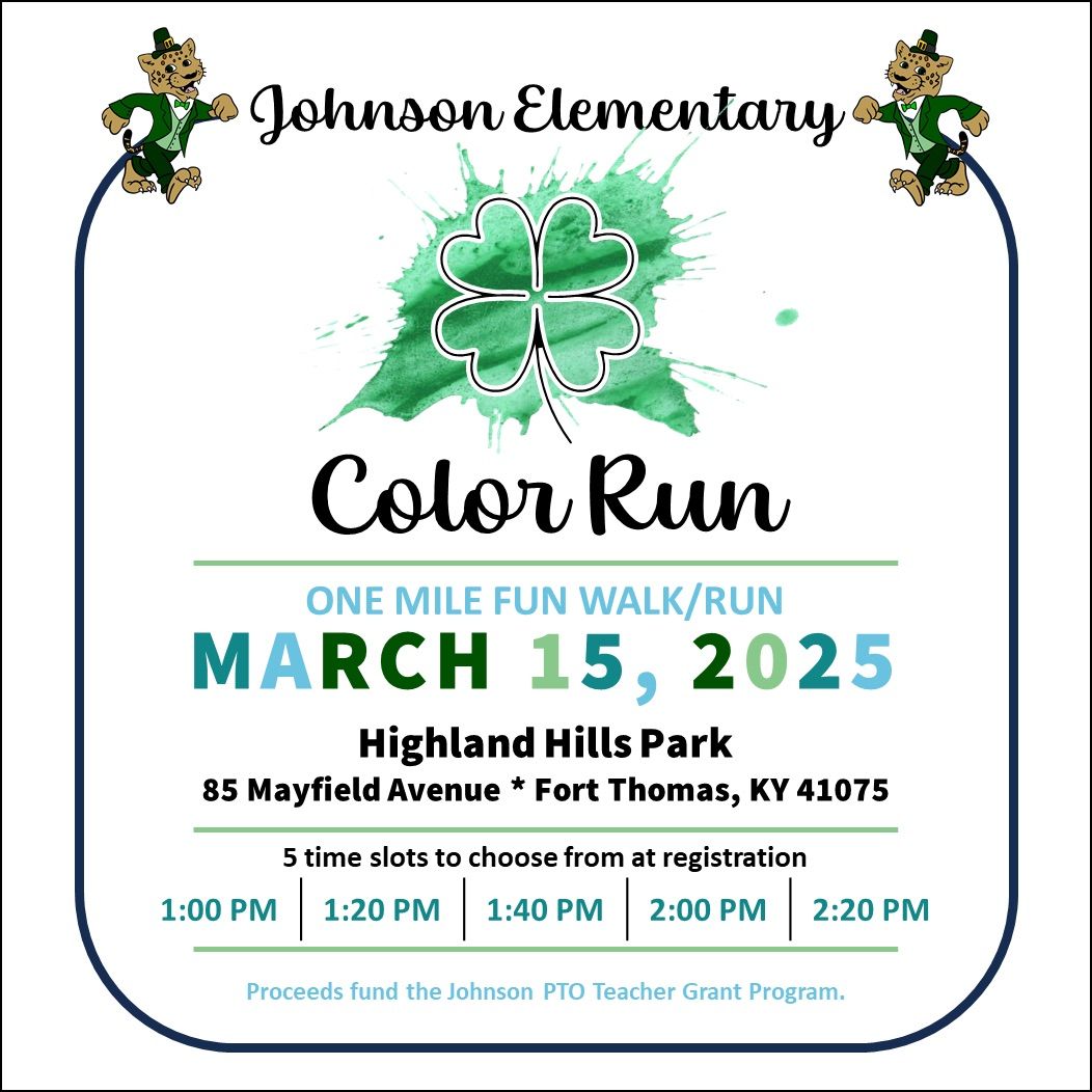 2025 Johnson Elementary PTO Color Run