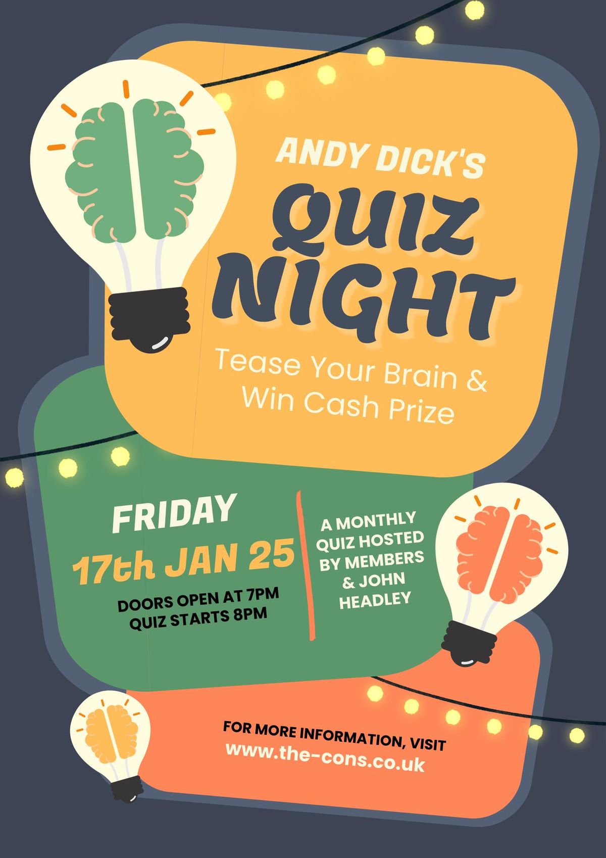 Quiz Night - Andy D