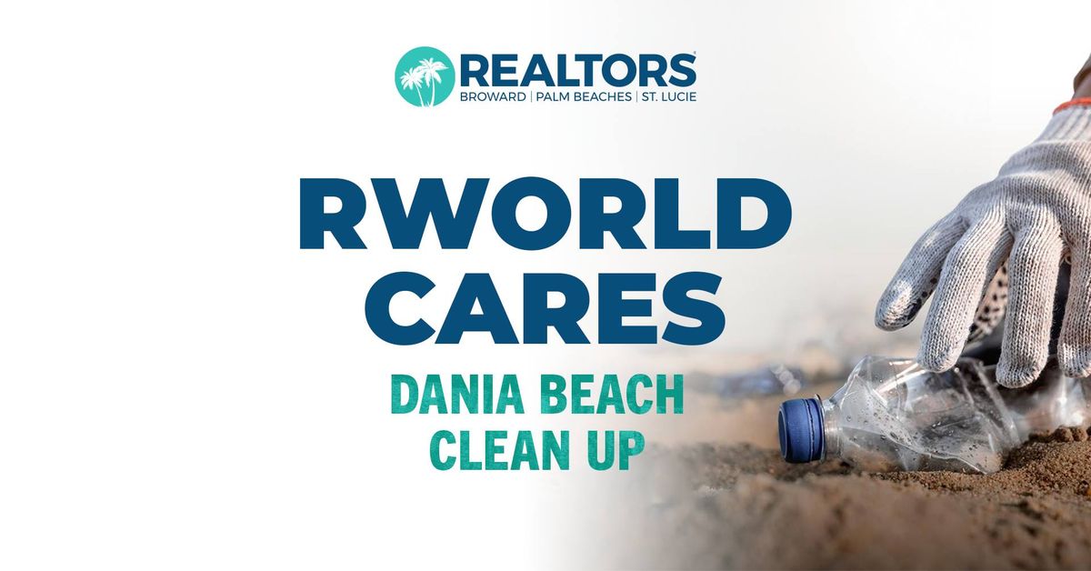 RWorld Cares Dania Beach Cleanup