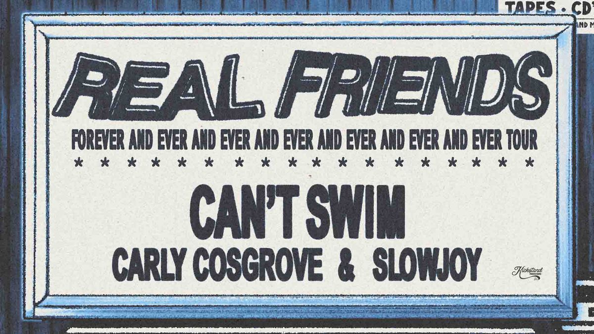 Real Friends with Can't Swim, Carly Cosgrove & Slow Joy at Gabe's