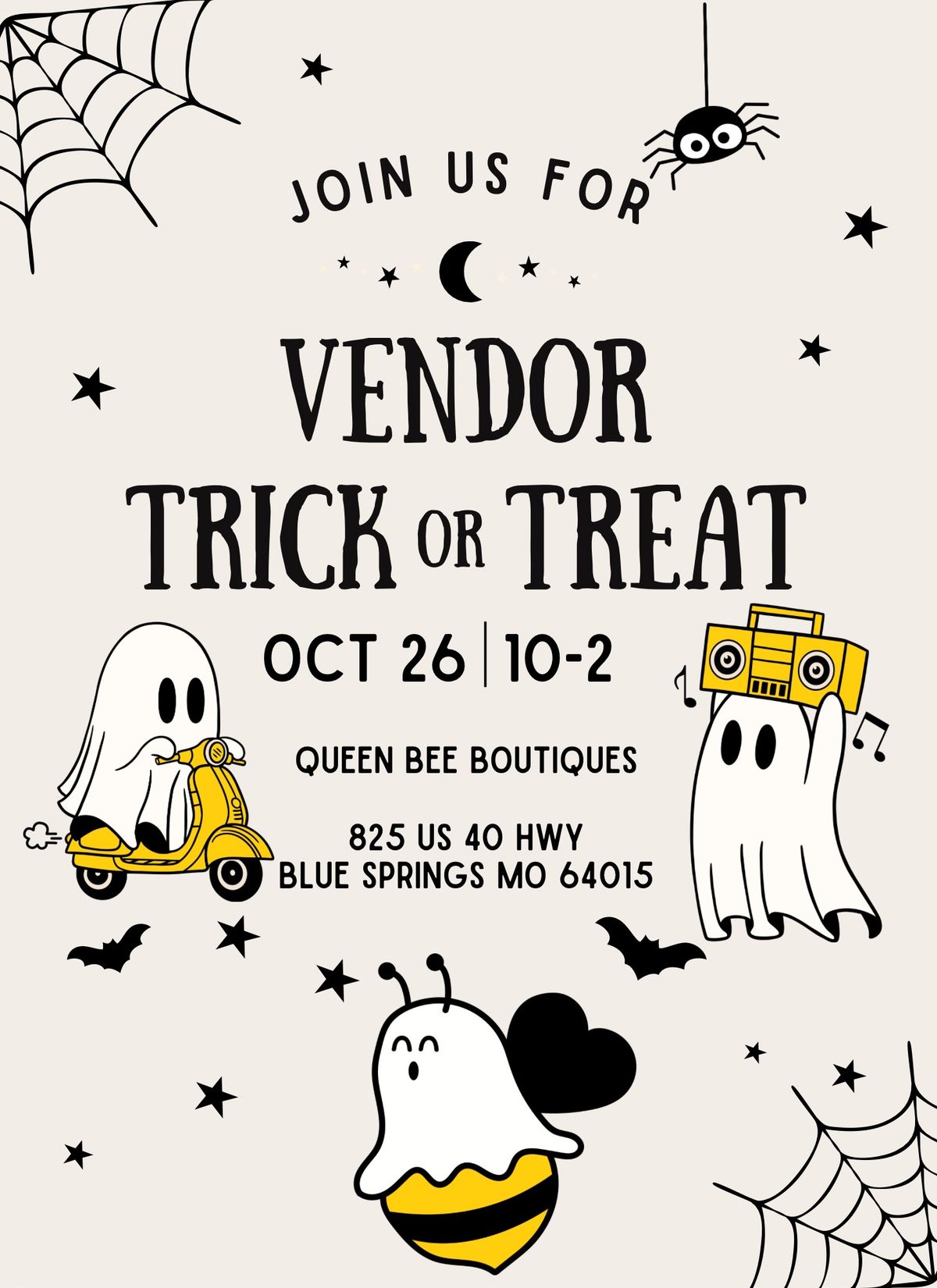 Vendor Trick or Treat \ud83d\udc1d