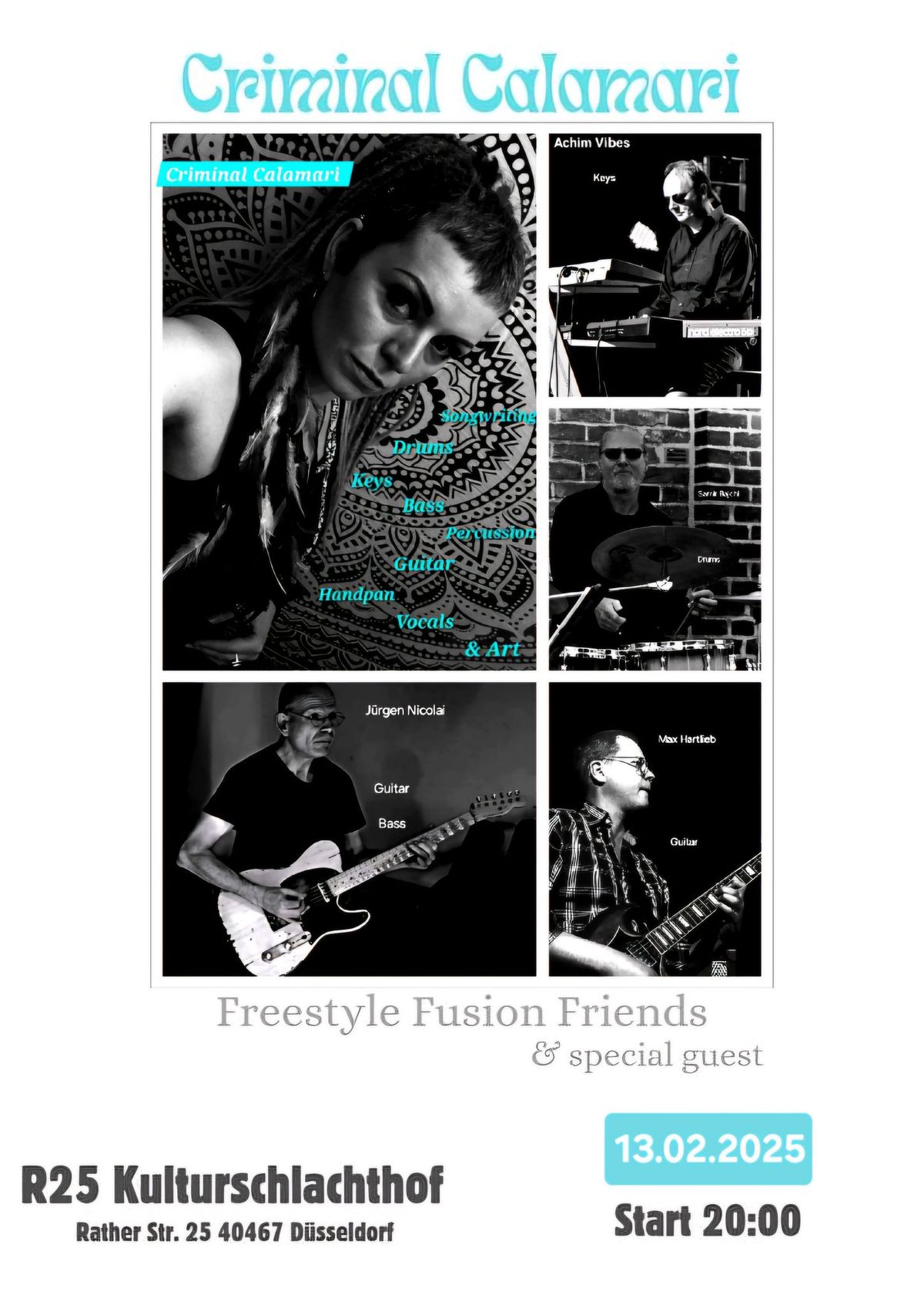 Criminal Calamari & Freestyle Fusion Friends *concert & jamsession*